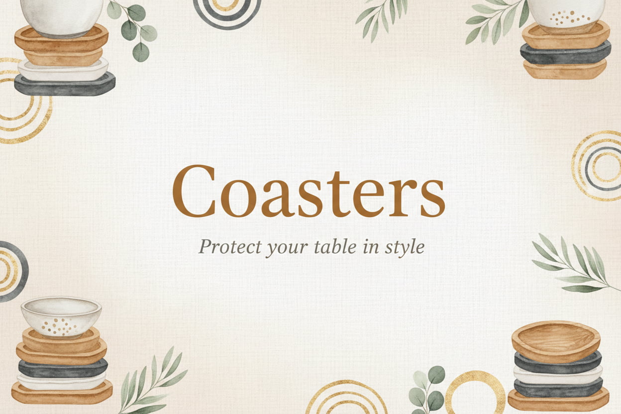 Coasters and Placemats Collection nz Loren Boyd