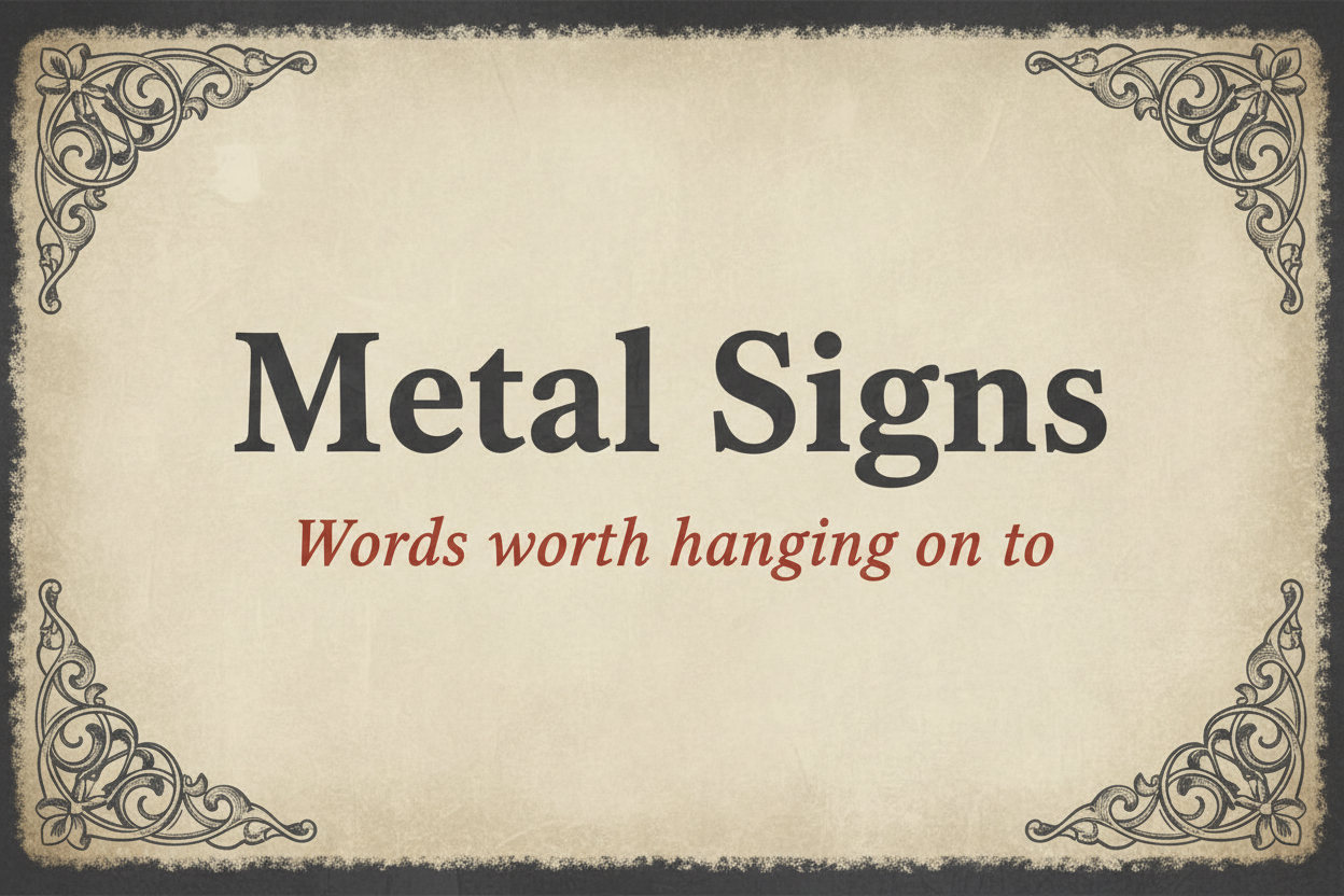Metal Signs Collection