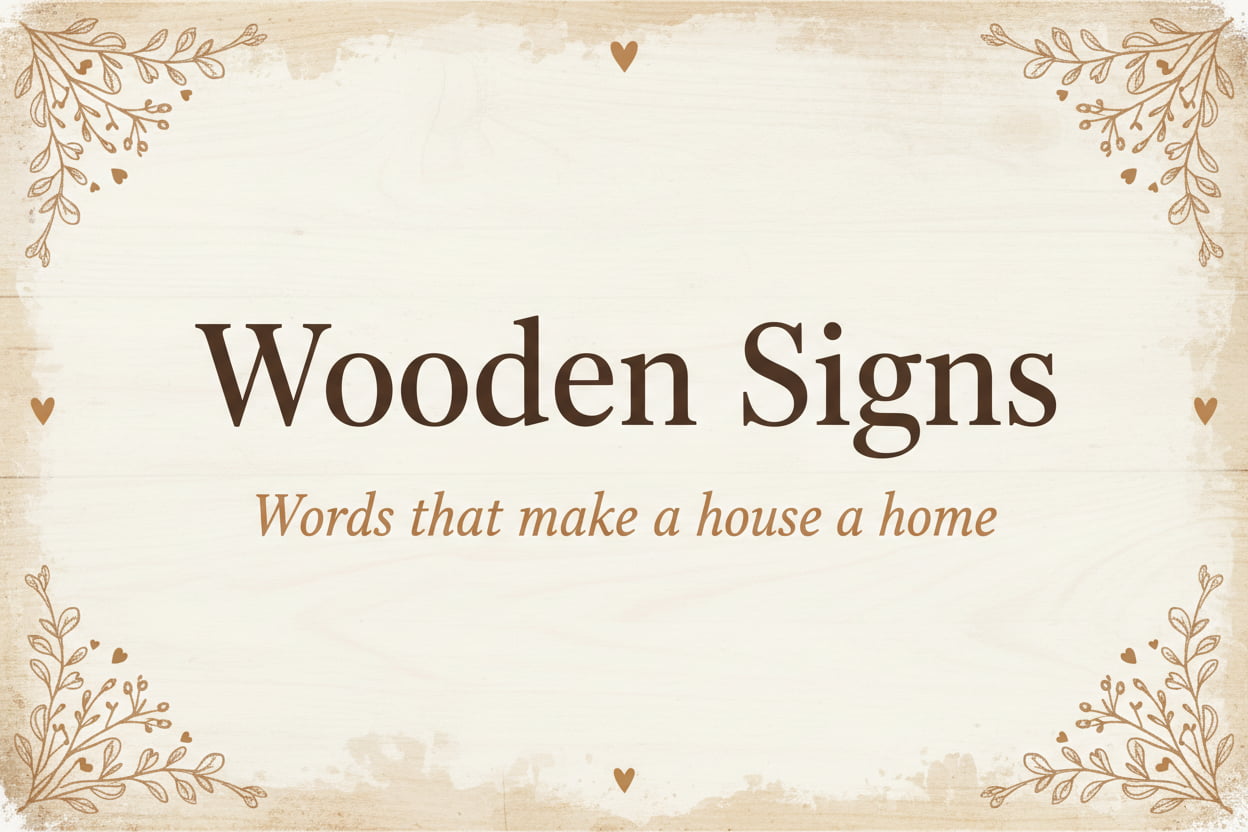 Wooden Signs Collection nz Loren Boyd