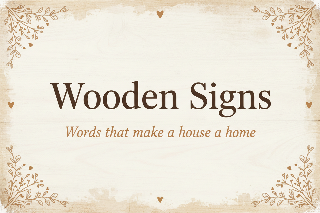 Wooden Signs - Loren Boyd nz