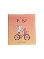 A colorful illustrated book titled "A Little Book of Bliss" by Kate Knapp, featuring whimsical artwork on the cover. nz