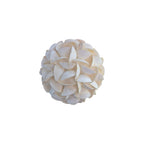 Large Natural Shell Ball White Seashells - 15cm Le Forge nz