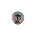 Rikaro Handblown Glass Jellyfish & Fish Paperweight 10cm nz