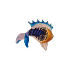 Rikaro Handblown Glass Freestanding Lionfish Figurine 18.5cm nz