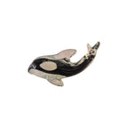 Rikaro Handblown Glass Orca Figurine Small 12cm nz