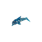 Rikaro Handblown Glass Dolphin Figurine 8.5cm nz
