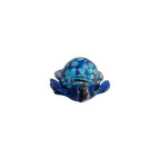 Rikaro Handblown Glass Sea Turtle Figurine 12cm nz