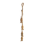 Hanging Wooden Fish Decor 60cm nz