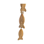 Hanging Wood Fish Decor 60cm nz