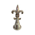 Standalone Silver Fleur De Lys Home Decor Statue 20cm NZ