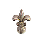 Standalone Silver Fleur De Lys Home Decor Statue 20cm NZ