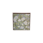 White Lily Pad Ceramic Coasters - 4 Pack nz