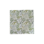 Set of four botanical garden-themed coasters by Loren Boyd featuring vibrant floral and leaf patterns on cork bases. nz