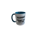 Warning Grumpy Old Bastard Mug - Blue Handle nz
