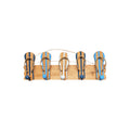 Jandals 5-Hook Wooden Wall Board nz