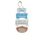 Smell the Sea Feel the Breeze Hear the Ocean Be at Ease Hanging Sign nz