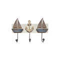 Nautical Sailboat & Anchor Wall Hook Board nz