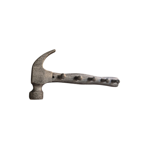Loren Boyd cast iron wall hook rack with five hooks for hanging coats, keys, or accessories on a home or office wall. nz