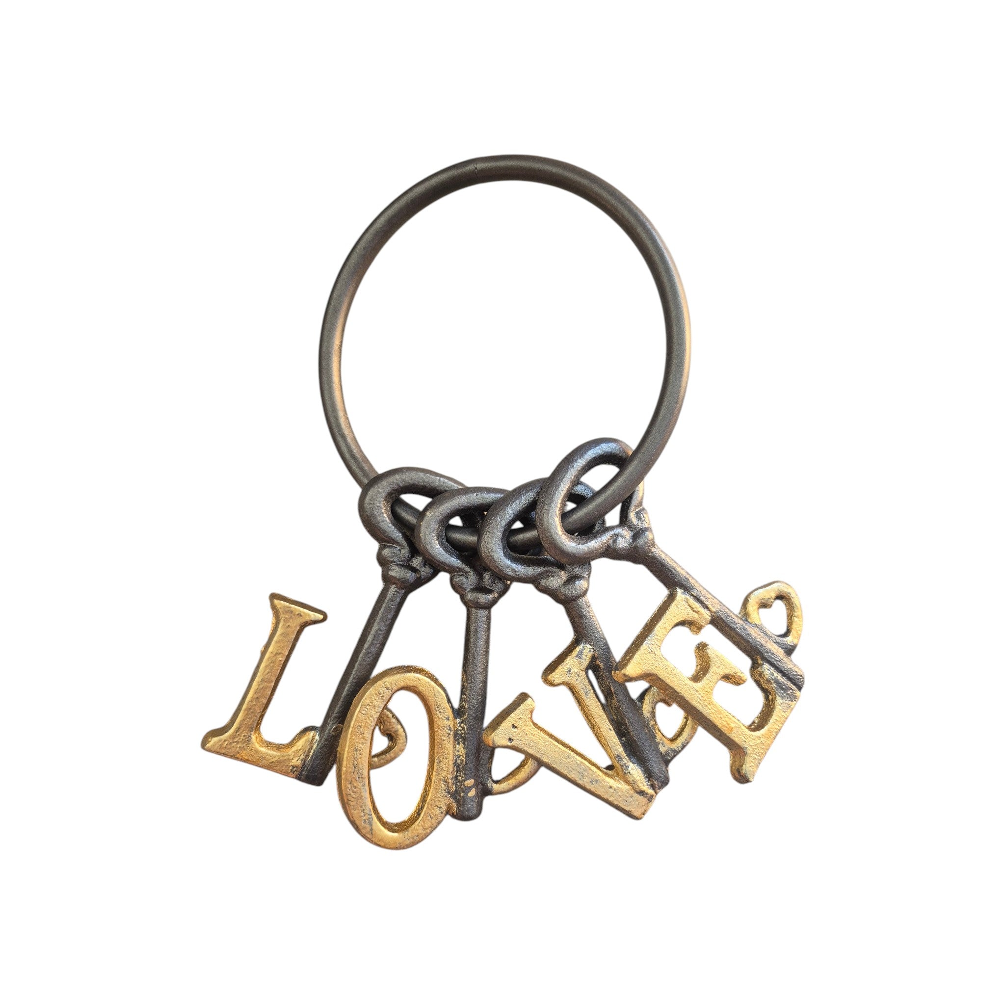 Large Love Keys Decorative Ornament 23cm nz