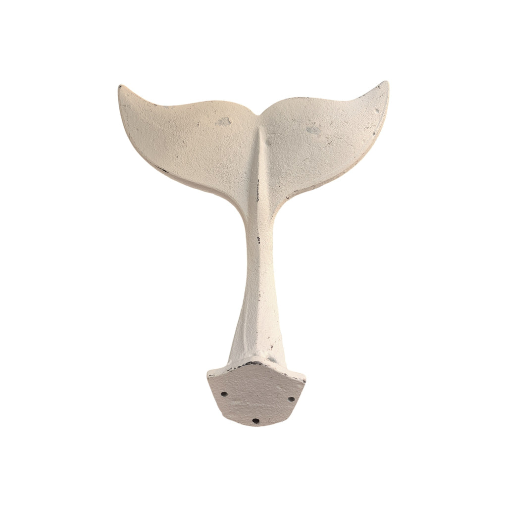 Extra Large White Whale Tail Wall Hanging Hook nz