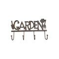 Garden 4-Hook Cast Iron Key Rack nz
