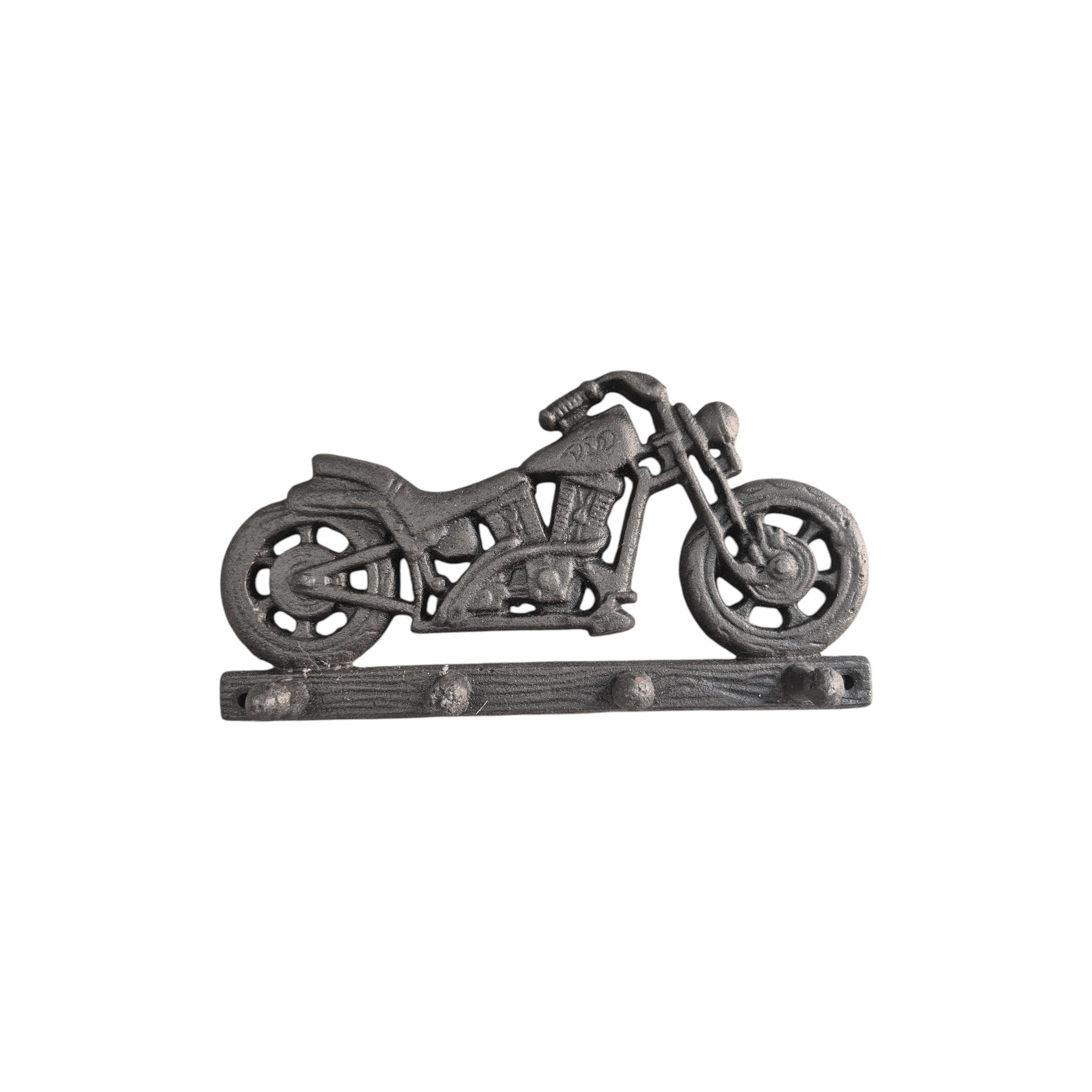 Motorbike 4-Hook Cast Iron Wall Rack nz