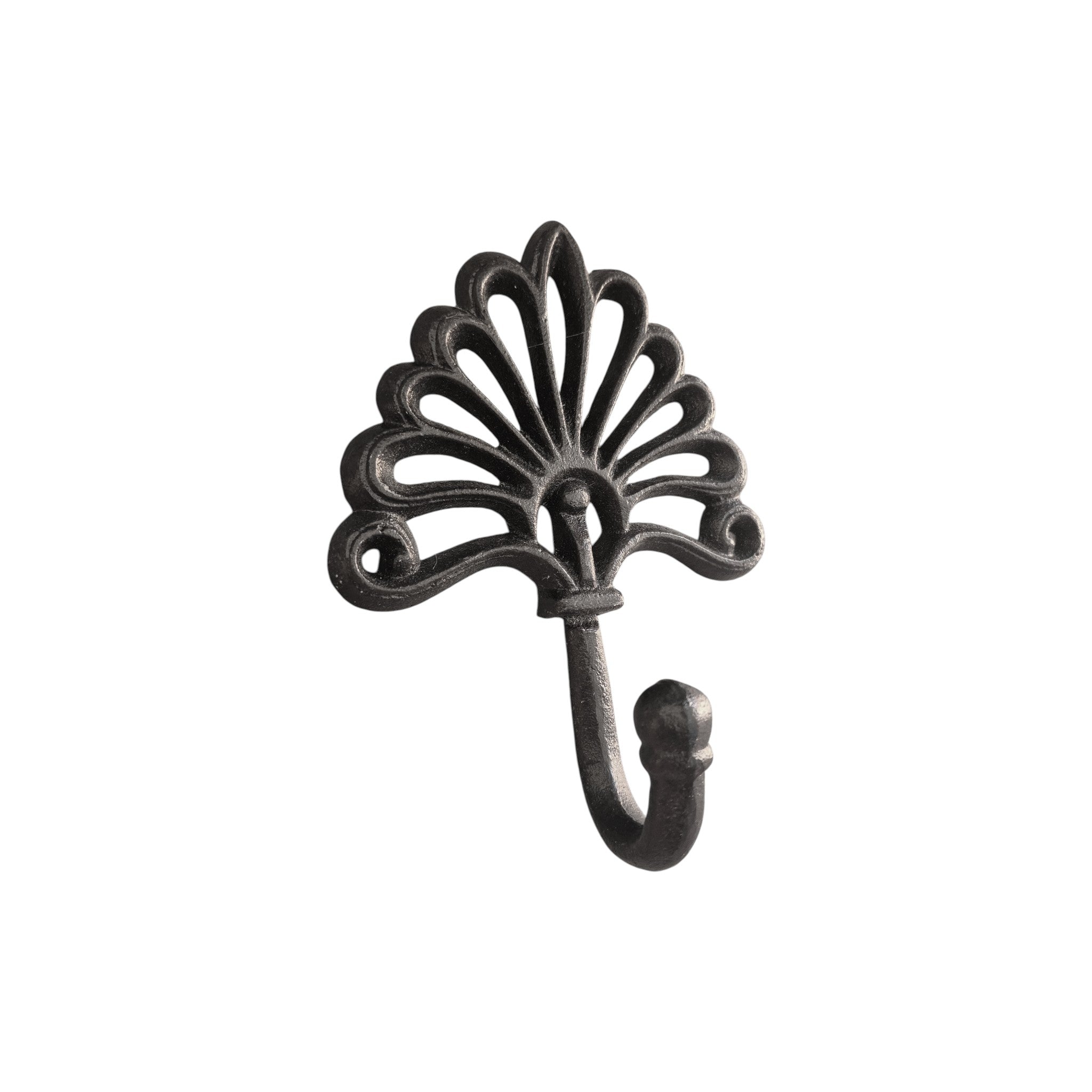 Peacock Fan Cast Iron Single Wall Hook nz