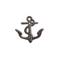 Loren Boyd Anchor Cast Iron Wall Hook, 12.5cm, sturdy wall-mounted hook with a rustic cast iron finish for hanging items. nz