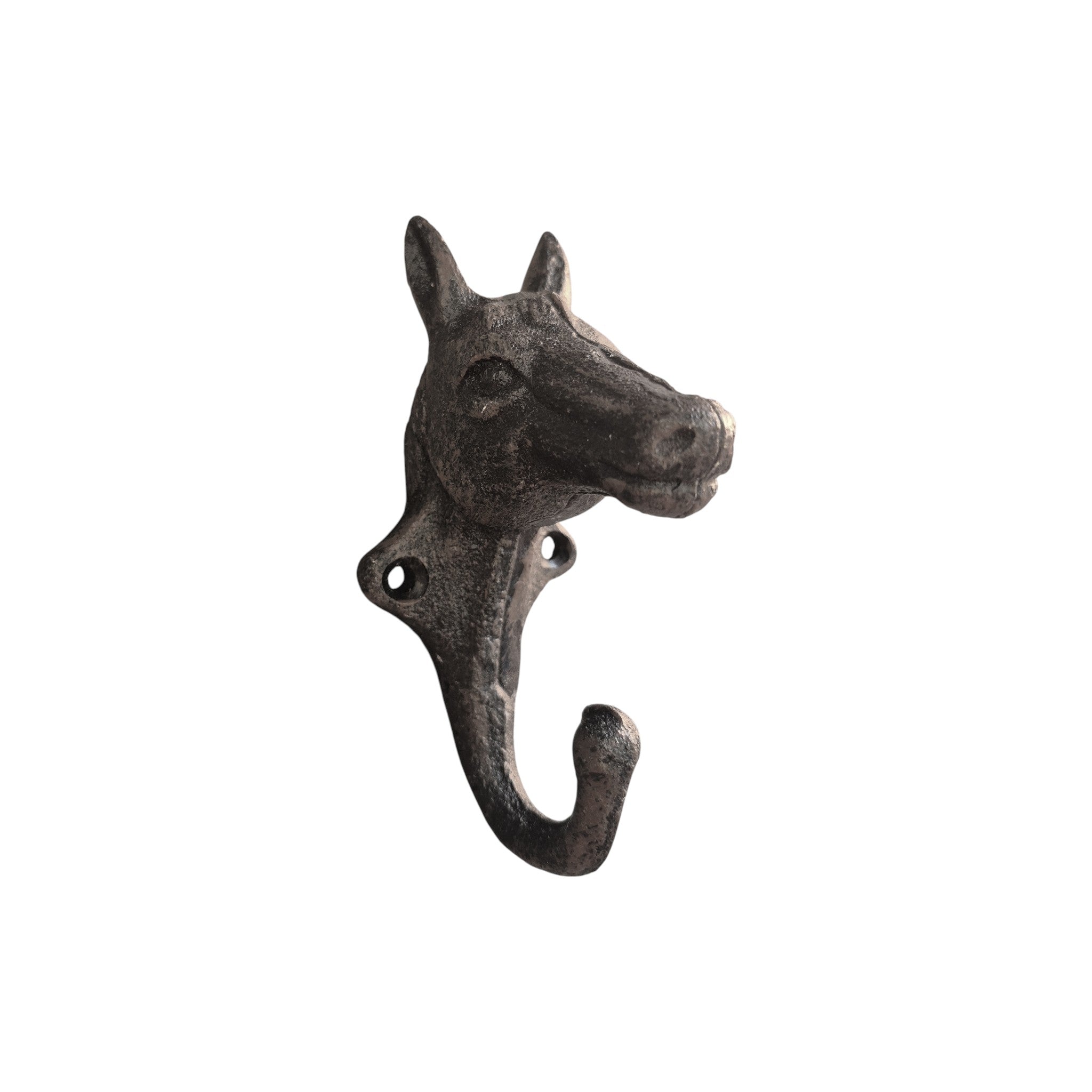 Horse Head Cast Iron Single Wall Hook nz