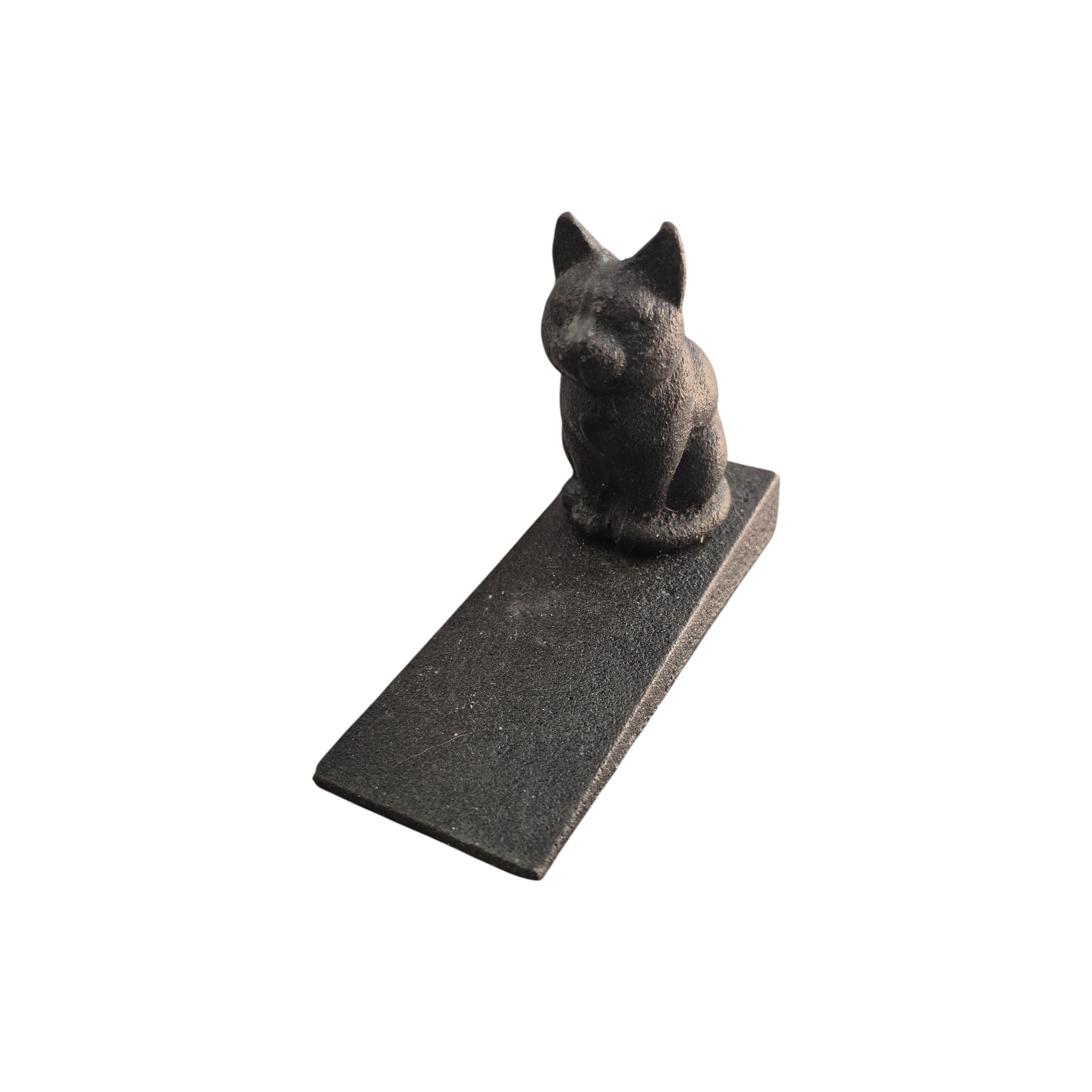 Loren Boyd Cat Cast Iron Door Wedge door stop with cat design, sturdy black cast iron for preventing door movement. nz