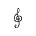 Treble Clef Cast Iron Single Wall Hook nz