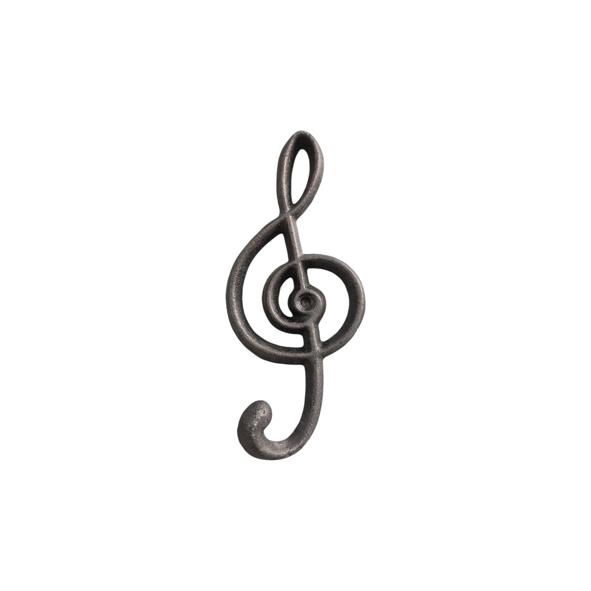 Treble Clef Cast Iron Single Wall Hook nz