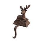 Resting Stag Cast Iron Christmas Stocking Hanger nz