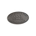 Nevermind the Dog Beware of the Owner Cast Iron Plaque 22cm nz