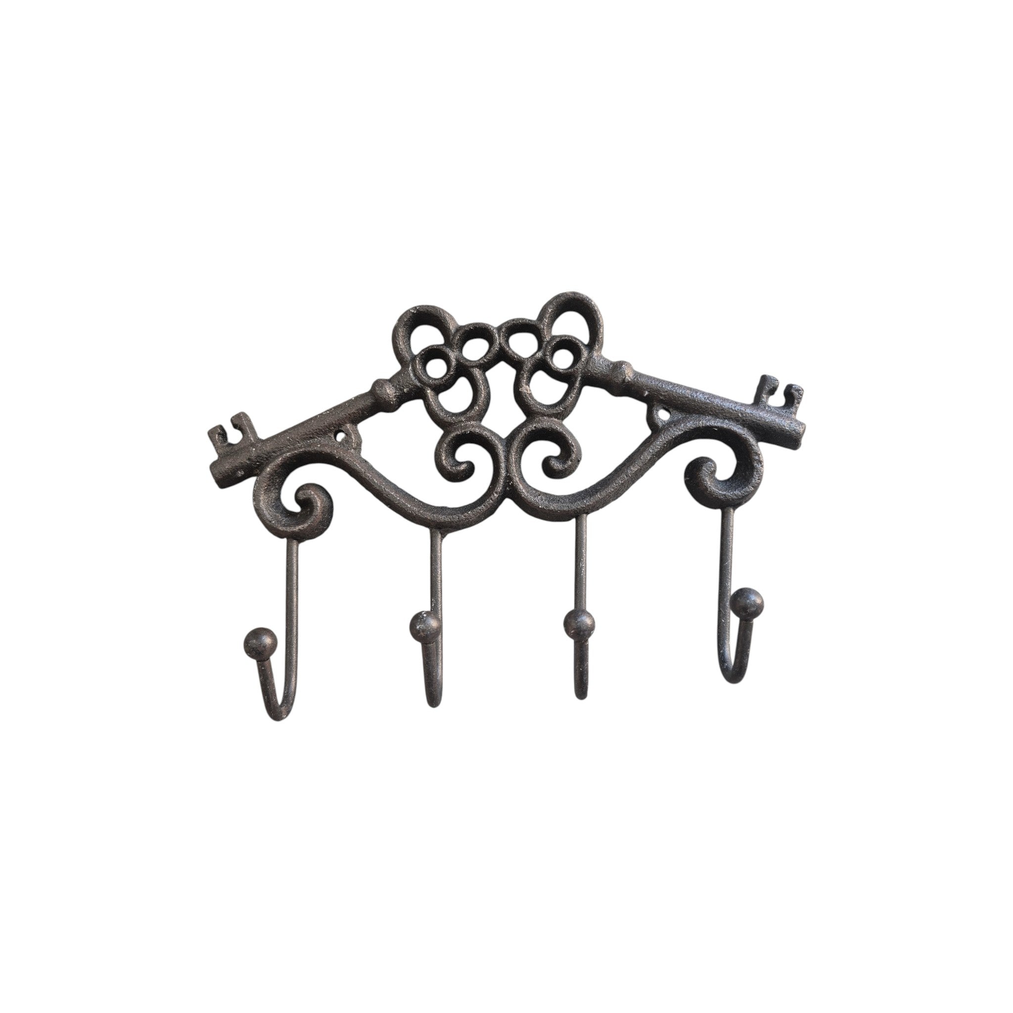 Two Key Cast Iron Key Hook Rack nz