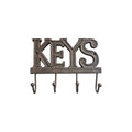 KEYS Cast Iron 4-Hook Key Holder nz