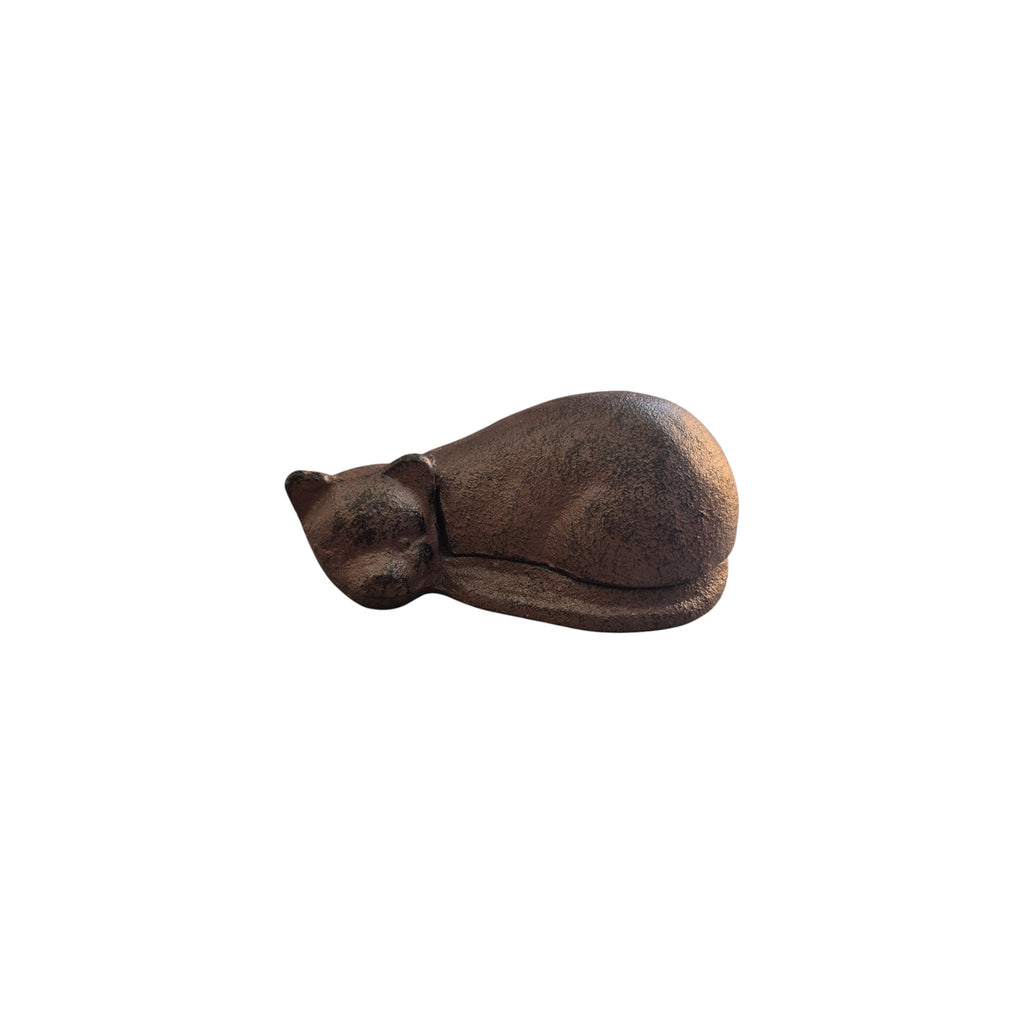 Loren Boyd Cat Cast Iron Hide-a-Key with cat-shaped design for discreet outdoor key storage nz