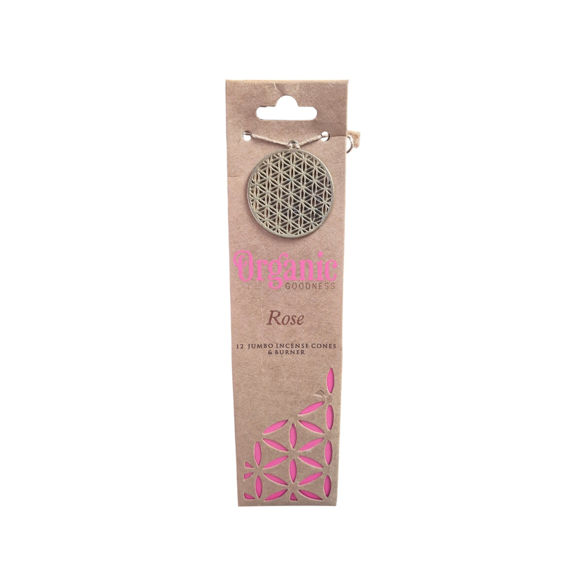 Rose 12 Jumbo Incense Cones & Burner nz
