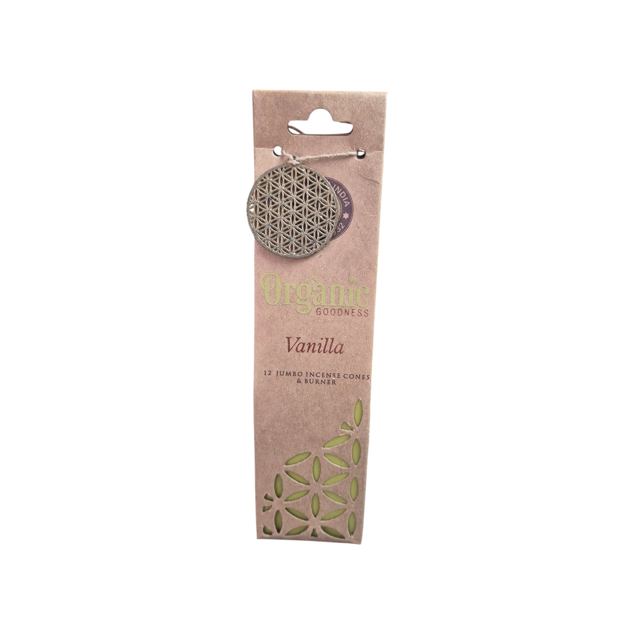 Vanilla 12 Jumbo Incense Cones & Burner nz