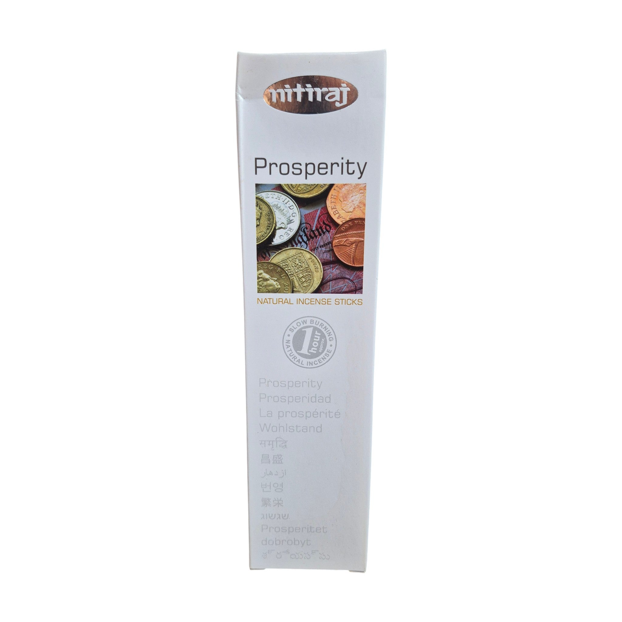 Nitiraj Prosperity Natural Incense Sticks 25g nz