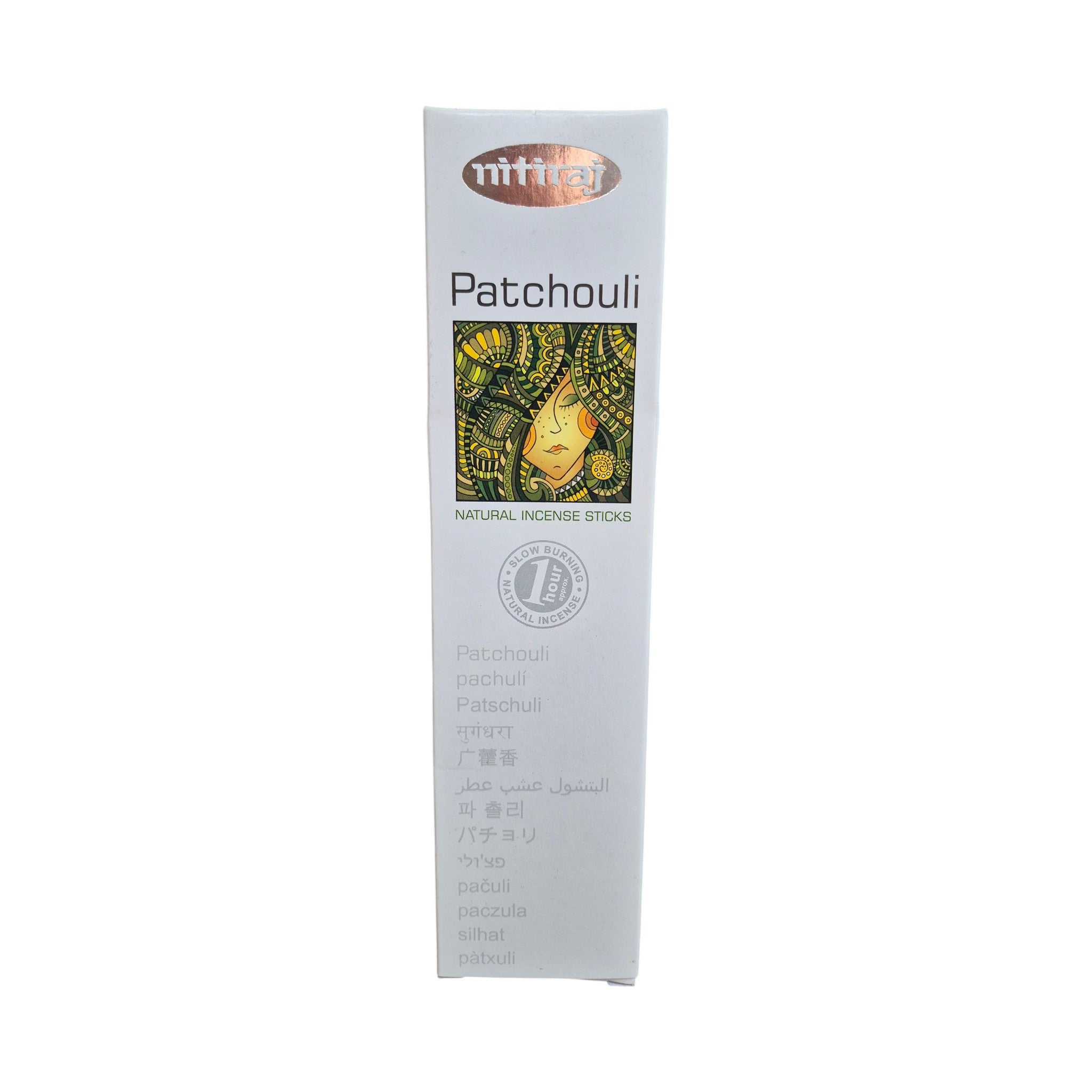 Nitiraj Patchouli Natural Incense Sticks 25g nz