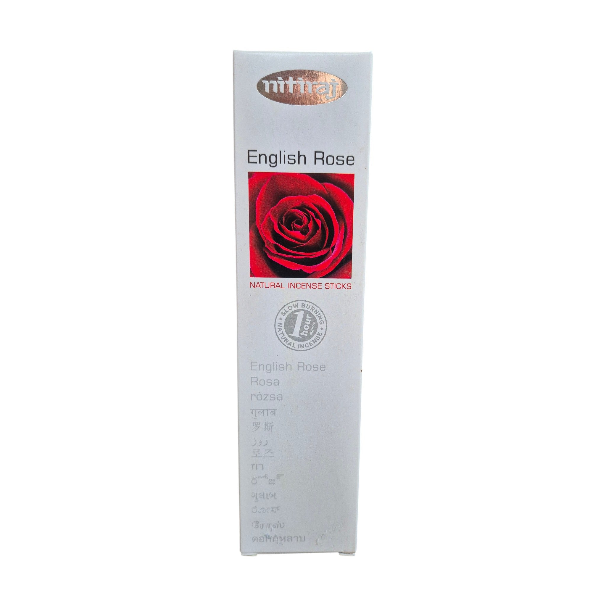 Nitiraj English Rose Natural Incense Sticks 25g nz