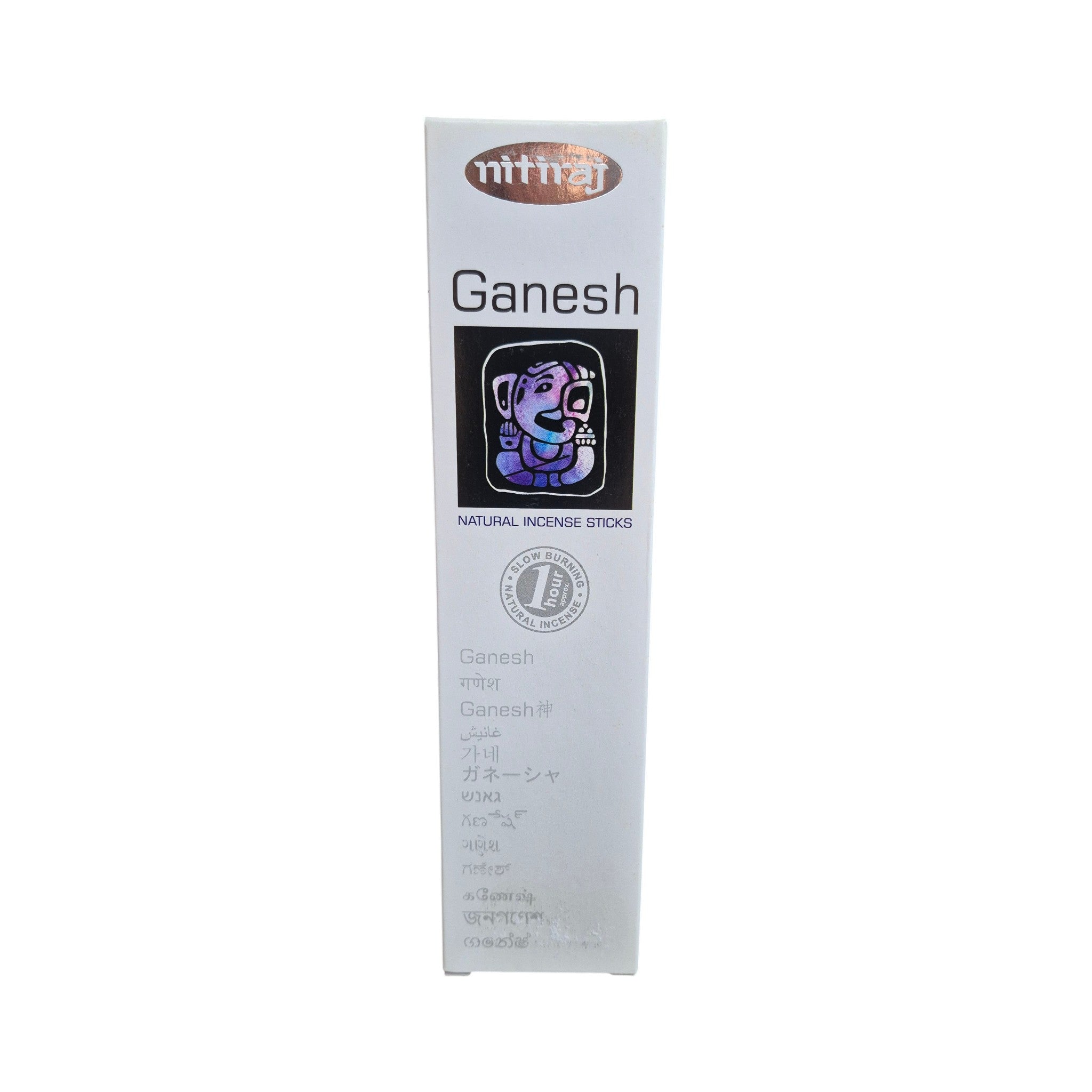 Nitiraj Ganesh Natural Incense Sticks 25g nz