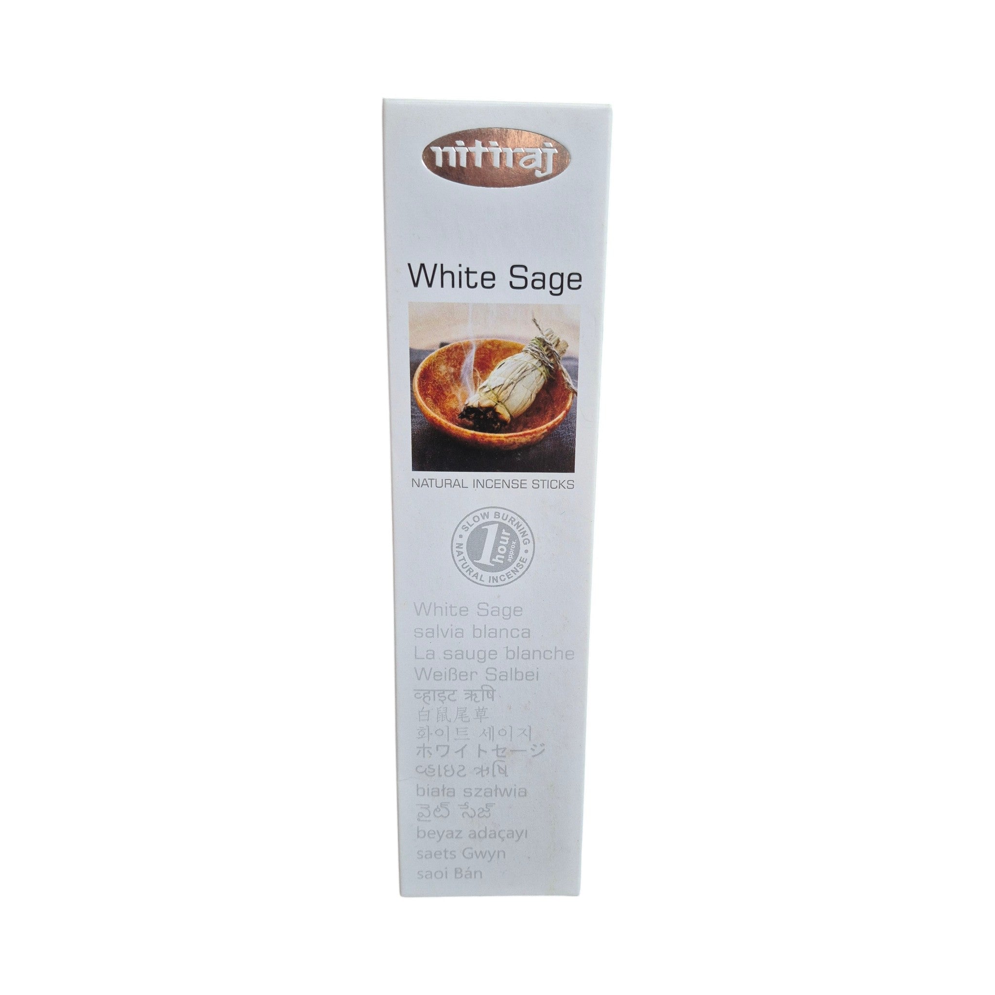 Nitiraj White Sage Natural Incense Sticks 25g nz