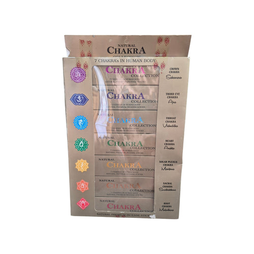 7 Chakras in Human Body Natural Premium Incense Sticks Collection Pack nz
