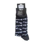 Claro Men's New Zealand Script Sock Size 6-10 soft cotton-bamboo blend nz