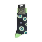 Claro Men's Kiwifruit Sock Size 6-10 soft cotton-bamboo blend nz
