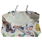 Butterfly Print Canvas Tote Bag 43cm x 31cm nz