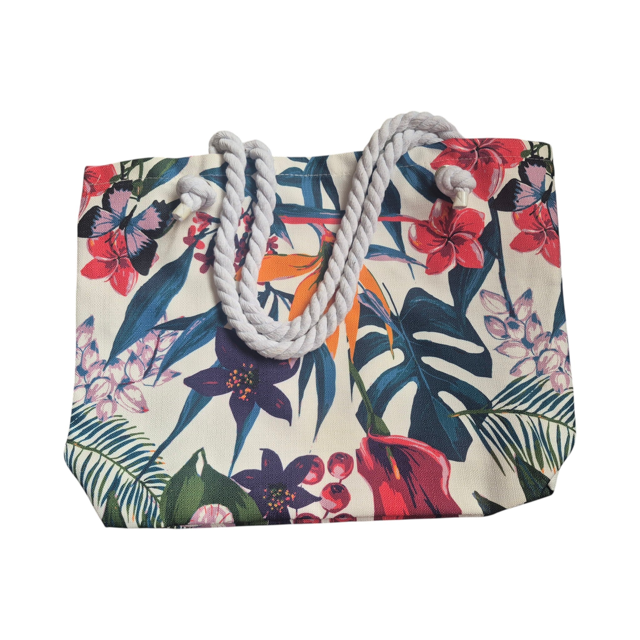 Tropical Bliss Canvas Tote Bag 43cm x 31cm nz