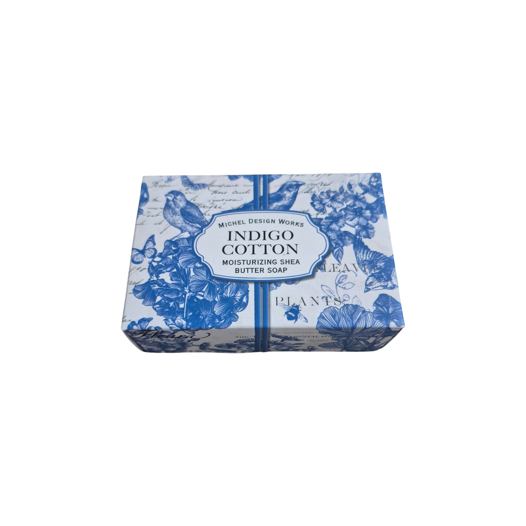 Michel Design Works Indigo Cotton Moisturising Shea Butter Soap 4.5oz nz